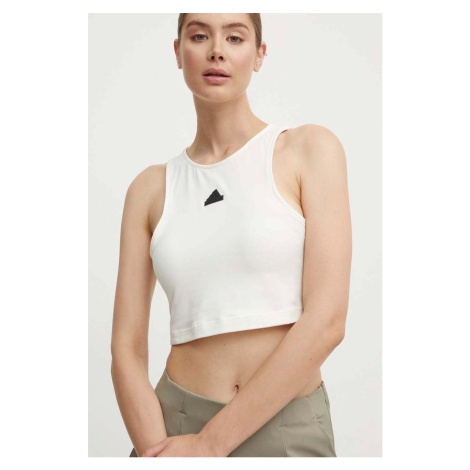 Top adidas City Escape dámský, béžová barva, JD8185