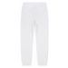 Tommy Hilfiger Tommy Jeans dámské bílé tepláky ORGANIC BADGE SWEATPANT
