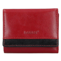 Lagen Dámská kožená peněženka BLC-160231 Red/Blk