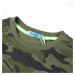 Chlapecké triko - KUGO TM9216, khaki/ zelený bagr Barva: Khaki