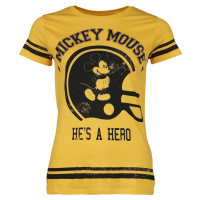 Mickey & Minnie Mouse Mickey Mouse Dámské tričko žlutá