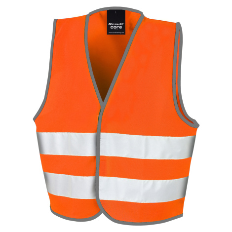 Result Junior bezpečnostní reflexní vesta R200J Fluorescent Orange