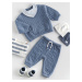 Reserved - Babies` jogging top & trousers - Modrá