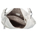 Trendová koženková kabelka na rameno Kitti, bílá