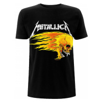 Metallica tričko, Flaming Skull Tour 94 Black, pánské