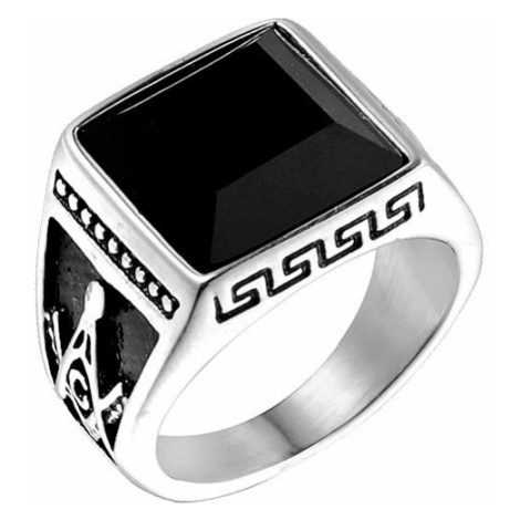 Sam's Artisans Masivní prsten Gnosis Black chirurgická ocel IPRM003 Velikost: 65