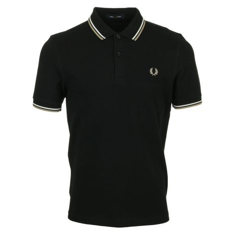 Fred Perry Twin Tipped Shirt Černá