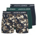 Jack&Jones 3 PACK - pánské boxerky JACCAMOFLAGE 12259089 Navy Blazer