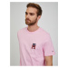 Růžové pánské tričko Tommy Hilfiger