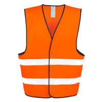Result Unisex bezpečnostní reflexní vesta R200X Fluorescent Orange