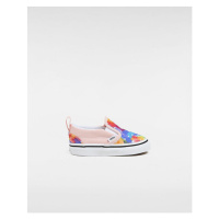 VANS Toddler Slip-on V Hook And Loop Glitter Shoes Toddler Pink, Size