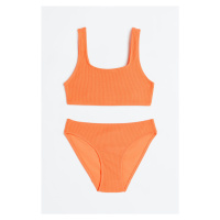 H & M - Strukturované bikiny - oranžová