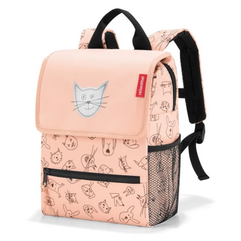 Dětský batoh Reisenthel Backpack kids Cats and dogs rose