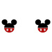 Disney Stříbrné náušnice pecky Mickey Mouse ES00085SL.CS
