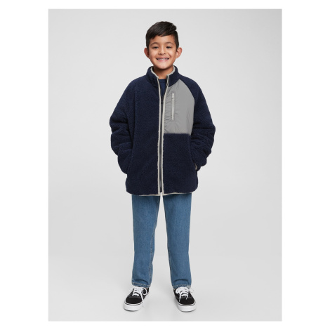 GAP Dětská oboustranná bunda na zip - Kluci