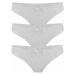Onyx krajkové kalhotky levně - 3bal bílá