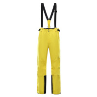Alpine Pro Sango 8 Pánské lyžařské kalhoty MPAS477 sytě žlutá