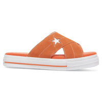 PANTOFLE CONVERSE One Star Sandal WMS - oranžová
