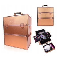 Dvoudílný kosmetický kufřík Rose Golden XL