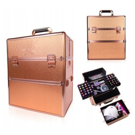 Dvoudílný kosmetický kufřík Rose Golden XL Allepaznokcie