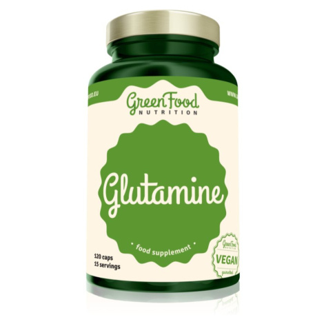 GreenFood Nutrition Glutamine podpora sportovního výkonu a regenerace 120 cps