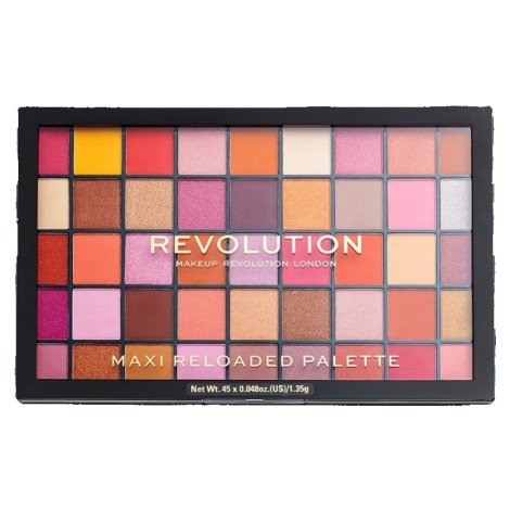 Revolution Paletka pudrových očních stínů Maxi Reloaded Palette Big Big Love 60,75 g