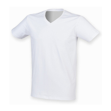Sf Pánské tričko SF122 White SF (Skinnifit)