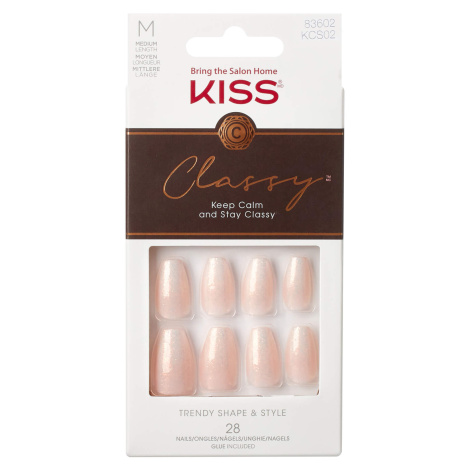 KISS Nalepovací nehty Classy Nails Cozy Meets Cute 28 ks