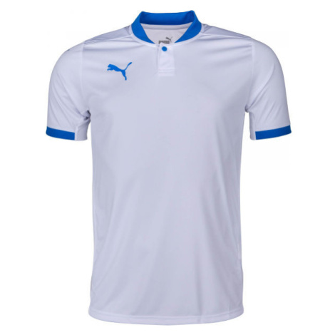 Puma TEAM FINAL JERSEY TEE Pánské fotbalové triko, bílá, velikost