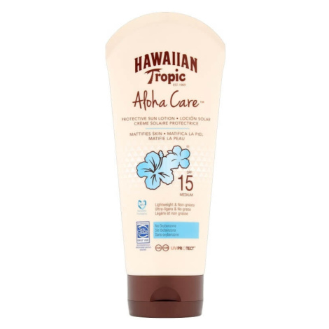 Hawaiian Tropic Opalovací mléko zmatňující SPF 15 Aloha Care (Protective Sun Lotion Mattifies Sk