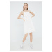 Šaty Superdry bílá barva, mini