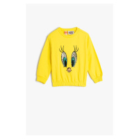 Koton Baby Girl Yellow Sweatshirt