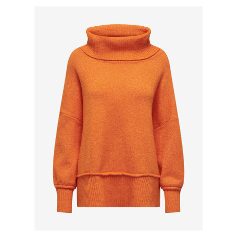 Oranžový dámský oversize svetr ONLY Hazel