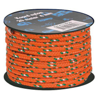 Šňůra Bo-Camp Nylon Guy Rope 20 m 4 mm Barva: oranžová