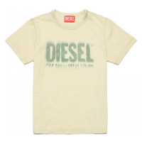 Tričko diesel tdiegore6 t-shirt žlutá