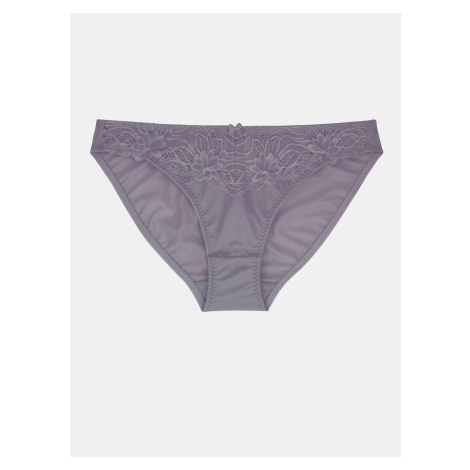 Světle fialové kalhotky s krajkou DORINA - Dámské