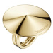 Calvin Klein Pozlacený ocelový prsten Spinner KJBAJR1001