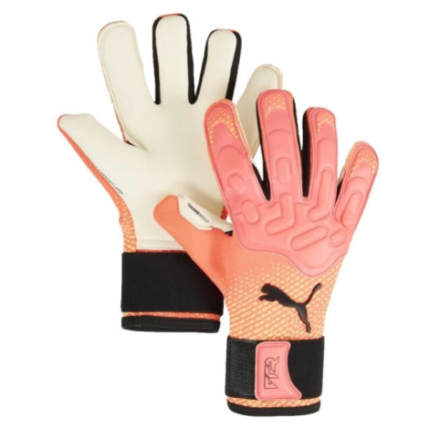 Puma FUTURE PRO HYBRID Pánské brankářské rukavice, růžová, velikost