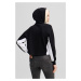 Mikina karl lagerfeld jeans klj colour block hoodie black/white