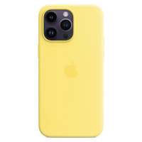 Apple silikonový kryt s MagSafe na iPhone 14 Pro Max kanárkově žlutý