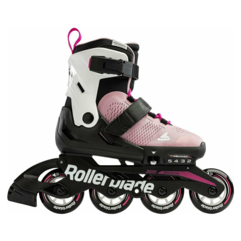 Rollerblade Microblade Pink/White 36,5-40,5 Kolečkové brusle