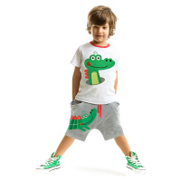 Denokids Crocodile Baggy Boy's T-shirt Shorts Set