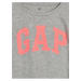 Šedé holčičí tričko s logem GAP
