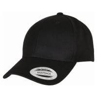 Kšiltovka // Flexfit Premium Curved Visor Snapback Cap black