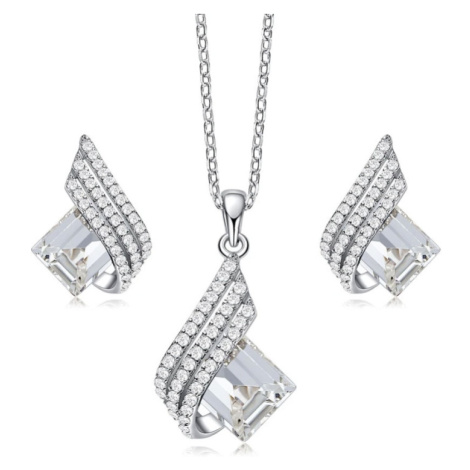 GRACE Silver Jewellery Stříbrná souprava šperků Swarovski Elements Marisa, stříbro 925/1000 SET2