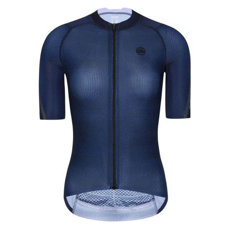 MONTON Cyklistický dres s krátkým rukávem - PRO CARBONFIBER LADY - modrá