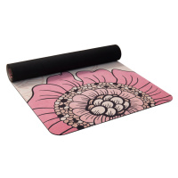 YATE - YOGA Mat přírodní guma - vzor F 4 mm - béžová