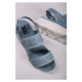 Modré platformové sandály 142707