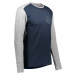 pánská košile SCOTT Shirt M's Defined Merino l/sl, dark blue/light grey melange (vzorek)