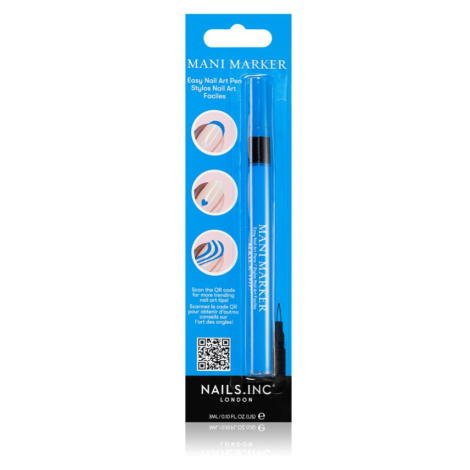 Nails Inc. Mani Marker zdobicí lak na nehty v aplikačním peru odstín Blue 3 ml